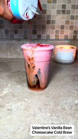 Valentine's Vanilla Bean Cheesecake Cold Brew #coffeeathome #coldbrew #coffeerecipes #vanillabeancoldbrew #vanillabeanlatte #icetok #toranisyrups #asmr #satisfyingvideo #coffeetiktok #homecafe #fyp #torani #coffeerecipes #coffeetiktok #vanillabeancoldbrew #vanillabeanlatte #asmrsounds #foryoupage #asmrvideo #coffeetime #millionaiiredee #aesthetic #coldbrewcoffee #vanillacoldfoam #starbucksathome #nespressopods #nespressohacks #chobani #stok #stokcoldbrew @Amazon Home @Amazon @Amazon Influencer Program @Torani @stokcoldbrew @McCormick Spices 