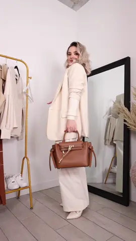 Neutral look 🤍 Total Beige 🙈 What do you think ? #grwm #neutraloutfit 