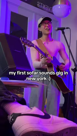 the crowd was definitely paid or just super super sweet :,) #nyc #singing #live #arianagrande 