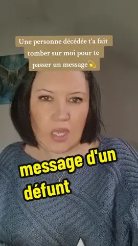 Un défunt m'a demandé de te laisser un message. il faut que tu le découvres  #medium #attire #cartomancienne #defunt  #audela 