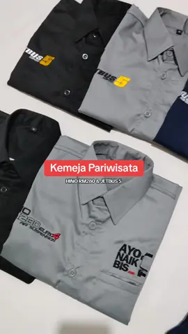 Temukan seragam bus pariwisata, mana yang kamu suka?  Tanda-tanda cek profil bio.  #jfautowear #bajubus #bismania #jetbus5 