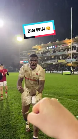 That winning feeling 😍 #englandrugby #rugby #sixnationsrugby 