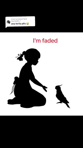 Ответ пользователю @star_kaulitz_7 версия с попугаем #whereareyounow #imfaded #parrot 