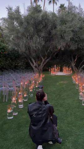 This candlelit ceremony✨ #weddingtok #weddinginspo #weddingdesign #weddingceremony #ceremonyinspo #ceremonydesign #candlelitceremony #eventdesign #eventinspo #bridetok #losangeles #palmsprings #palmspringswedding #socalweddings 