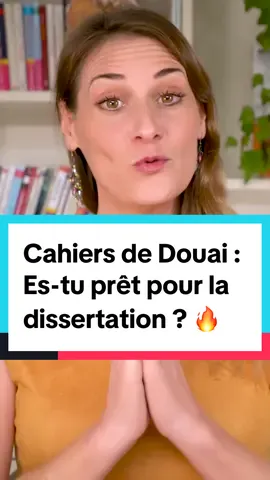Si tu as Cahiers de Douai au bac de français, tu dois avoir 8/8 à ce quiz ! 😁 #bacdefrancais #dissertation #bacblanc #bacblancfrancais #cahiersdedouai #quiz #revision #lycée 