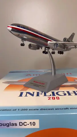 Featuring the classic American McDonnell Douglas DC-10 from InFlight200 ✈️ Buy yours today at MTS - look up item no: IF103AA0623P Use link in bio! #mtsaviationmodels #dc10 #mcdonneldouglas #airlines #pilot #aviation #airplane #planes #inflight200 #avgeek #aviationdaily