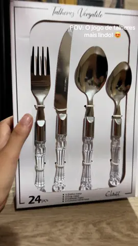Sou apaixonada!!! 😍#listadeenxovaldecasanova #enxoval #comprinhas #jogodetalheres #cristal #apartamentopequeno 