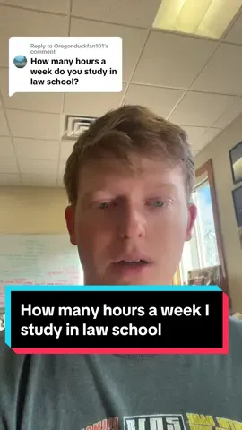 Replying to @Oregonduckfan101 How much time a week I spend on law school lol #lawschool #lawstudent #prelaw #1L #lawstudentlife #lawstudentthings #lawyersoftiktok #studytok 