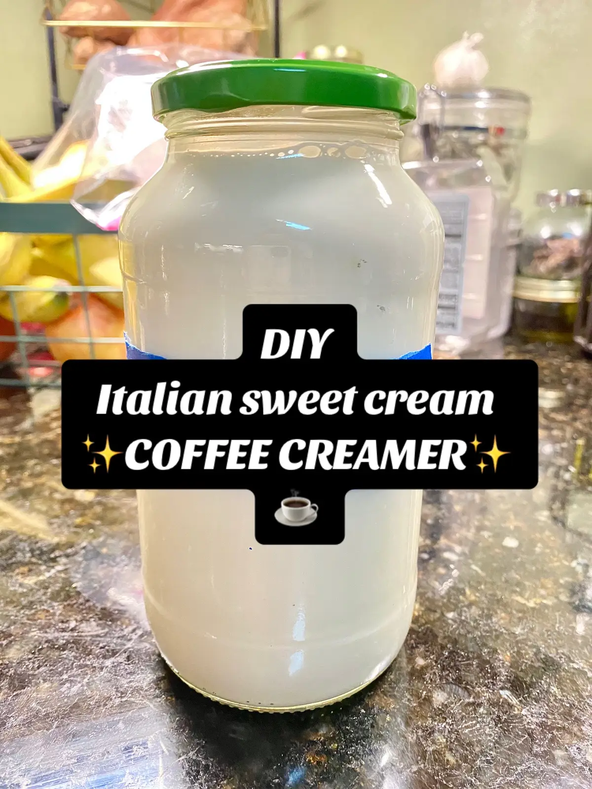 Ditch the store bought creamer made of oils and chemicals and opt for this super simple coffee creamer recipe for a fraction of the cost. I make a new batch every Sunday; I’m obsessed! You can easily create your own recipes with different extracts like cinnamon or peppermint. If you try it, lmk how it turns out! #coffeetiktok #coffeecreamer #diyrecipe #healthyrecipes 