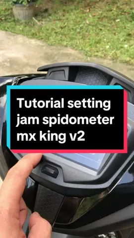Membalas @cell sedikit tutorial cara setting jam di spidometer mx king v2  #settingspidometermxkingv2 