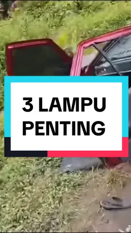 Jaga jaga dengan lampu-lampu ni! #cartips #carknowledge #enginecare 