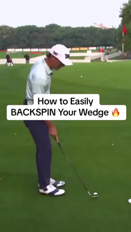 💭 Billy Horschel shows us how to add backspin to our wedges so we can stop the ball on the green quicker 🏌️⛳️ #gonegolfing #golf #golfswing #golflife #golfaddict #golftips #golfcourse #golfshot #golftrickshot #golfcoach #golfinstruction #golfislife #golfreels #golfreel #golflesson #golflove #pgacamps #golffun 