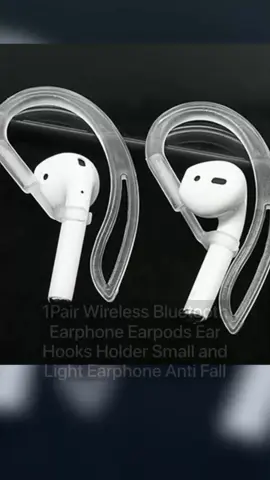 1Pair Wireless Bluetooth Earphone Earpods Ear Hooks Holder Small and Light Earphone Anti Fall Anti-slip Hook Headphone Accessories For Air Pods #earphones #handle #earphonehandle #earphonehandler #earhooks #pricedropped #viraltiktok #sale #droppedprice #trendingtiktok 