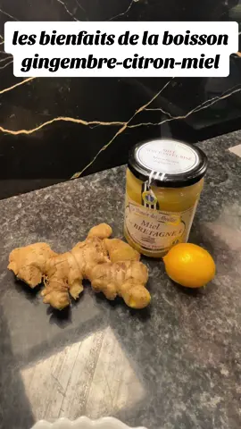 #miel #gingembre #citron #boostmood #energie #healthydrink #boissonsaine 