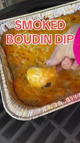 Looking for a last minute dip to make for the Super Bowl?🏈 Look no further than this smoked boudin dip!🔥 #boudin #Recipe #recipesoftiktok #fyp #SuperBowl #appetizer #dip #dips #diprecipe 
