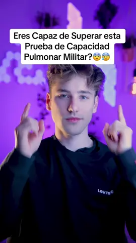 Prueba de Capacidad Pulmonar Militar😨. #pruebas #fypシ #curiosidades 