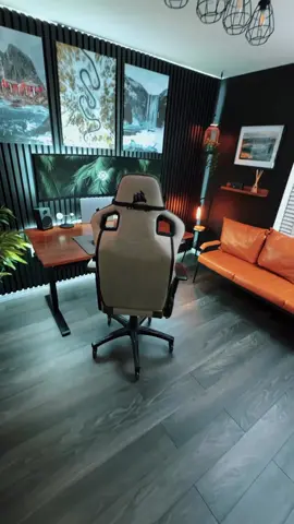 This hone office and gaming setup is something else 👏 #mancave #homeoffice #office #mancaveideas #mancavedecor #gamingroom #GamingSetup #setupgaming 