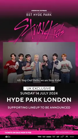 [BST Hyde Park] STAY, 런던에서 만나요! 💓 See you in London! 티켓 정보 확인하기 👉https://bit.ly/3OvtCEo #StrayKids #스트레이키즈 #BSTHydePark @bsthydepark #YouMakeStrayKidsStay
