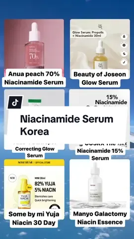 Niacinamide serum #shopmaster #kbeauty #serum #niacinamide #skincarekorea #anua #beutyofjoseon #axisy #somebymi #manyo #cosrx