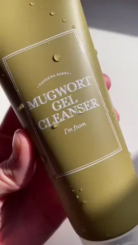 I'm from Mugwort Gel Cleanser 🛍 #koreanskincare #kbeauty #mugwort #viral #facewash #uktiktok #cleanser #clearskin #fypシ 