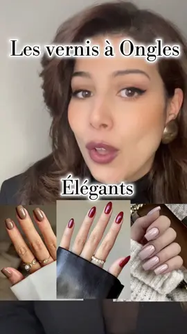 Les vernis à ongles * élégants * . . . . . . #vernis #nail #nails #nailart #colors #color #vernisaongle #fashion #tendance #trend #trending #elegante #elegant #femmes #pourtoi #tendance #conseil #mode  