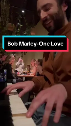 I got asked to play Bob Marley... and the ENTIRE restaurant joined in! #ParamountPartner Get your tickets to see Bob Marley: One Love in theatres this Wednesday. @Bob Marley: One Love #BobMarleyMovie #BobMarleyOneLove 