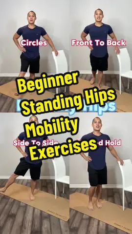 Performing leg swings, leg circles, and marching in place from a standing position offer numerous benefits for hip strength and mobility in everyday life. These dynamic exercises improve hip flexor and extensor flexibility, enhancing range of motion and reducing stiffness. Leg swings target the hip abductors and adductors, promoting stability and balance. Leg circles engage the entire hip joint, improving circulation and lubrication for smoother movement. Marching in place strengthens hip flexors and extensors while mimicking walking motion, aiding in gait stability and preventing falls. Regular practice of these exercises enhances overall mobility, making daily activities like walking, bending, and climbing stairs easier and more efficient. #hips #mobility #beginnerworkout #homeworkout 