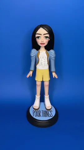 my finished sculpture of bella baxter in poor things!!