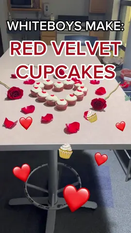 valentines 🌹#cooking #baking #food #foodtiktok #DIY #fyp #foryou #redvelvet #cupcake 