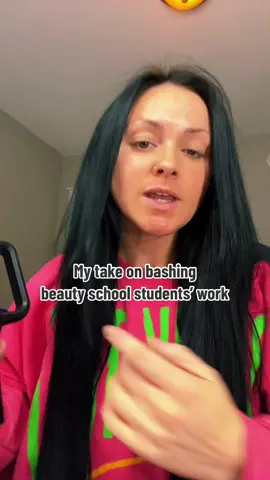 Uhg come on, lets be a little more patient. Also, if the student sees any of these videos… keep going, you’re doing great! :) #beautyschoolstorytime 