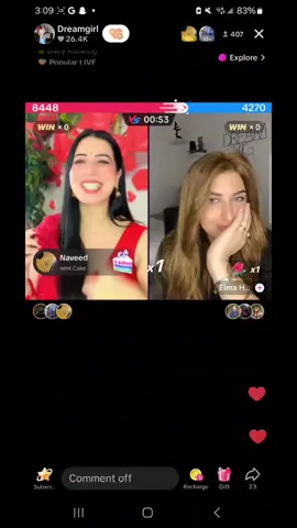 thanks Naveed 🫶🙏🥰#trending #livematch #broadcast #elmahazoury 
