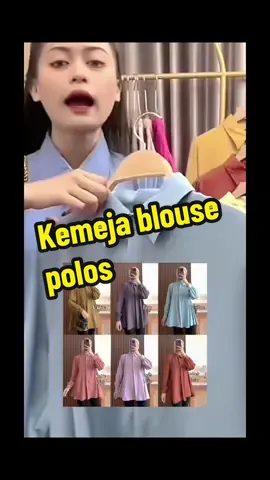 Kemeja blouse polos wanita kekinian, cek keranjang kuning 😍 #kemeja #kemejawanita #kemejablouse #blousewanita #kemejapolos #kemejamurah 