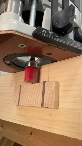 Some quick trim work with the @Festool Canada 1010 router and a flush trim bit on the exposed wedged tenons  #woodworking #tools #router #carpentry 
