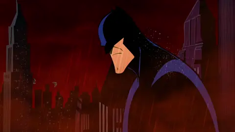 A little 8 second clip of the Batman standing in the rain waiting for the signal to go up.  Prints and commission inquiries at lmasseyart.space/contact-2 #batman #batmananimatedseries #batfleck #procreate #procreatedreams #procreatedreamsanimation