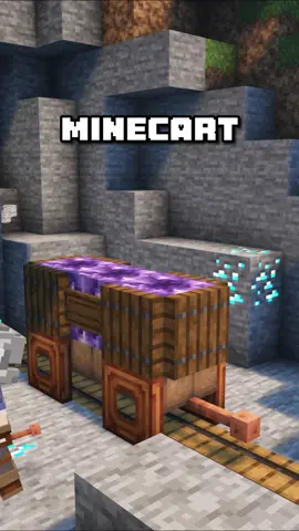 Add this simple minecart design to your world today!! #Minecraft #fyp #minecart 