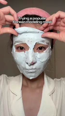 This felt refreshing ❄️  #koreanskincare #lindsaymodelingmask #viralskincare #modelingmask 