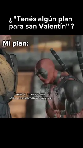 Solo queda llorar #sanvalentin #deadpool #cable #humor #soledad #foryou #fyp 
