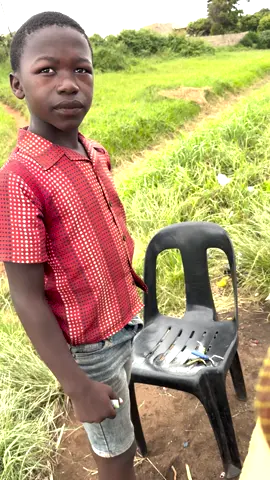 This boy was sad that he didn't sell anything today for his mother and this happened