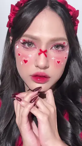 Valentines Makeup แต่งหน้าวันวาเลนไทน์กันนน ❤️❤️❤️🫶🏻 #สอนแต่งหน้า  #วาเลนไทน์2024 #แต่งหน้าวาเลนไทน์ #makeuptutorial #ValentinesDay #valentinesmakeup 