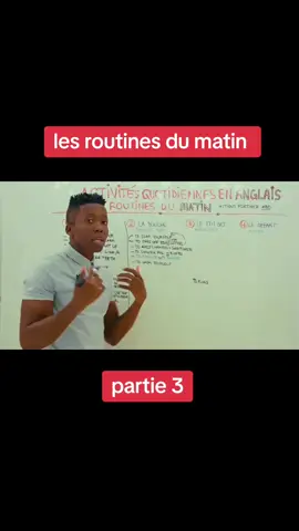 #CapCut Les routines du matin #english #easyenglish #englishclass #englishphrases #englishlesson #englishteacher 