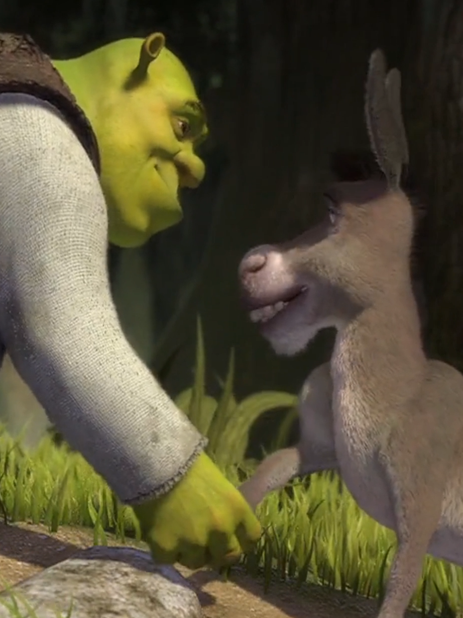Melhores amigos - Shrek #shrek #shrekeburro #cenasdefilme #cena #filme #fypシ #frameshow #viral