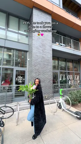 A beautiful Valentine’s Day experience at @She Loves Me flower shop 💐🥹 cant wait to go back for another! #flowers #flowermaking #flowerclass #thingstodo #dmvthingstodo #dcthingstodo #valentine #ValentinesDay #valentinesday2024 #dateidea #datenightideas #blackcouple #couplegoals #trending 