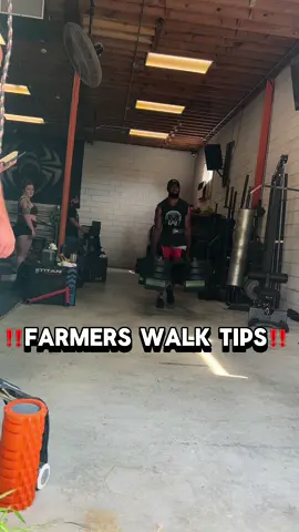 Ever wondered what the keys to a solid farmer’s walk were? Here they are 🔑🗝️ #strongman #strongmantraining #farmerswalk #farmerscarry #tips #howto #tutorial 