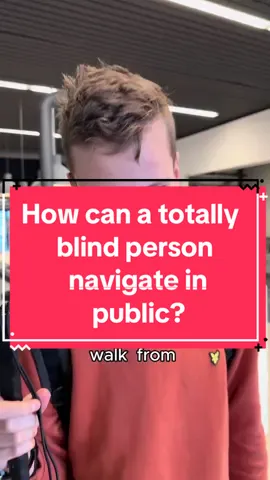 How Wout, our intern who is totally blind, navigate to arrive at the office? #blindworkers #blindlife #visuallyimpaired #visuallyimpairedtiktok #livingblind 