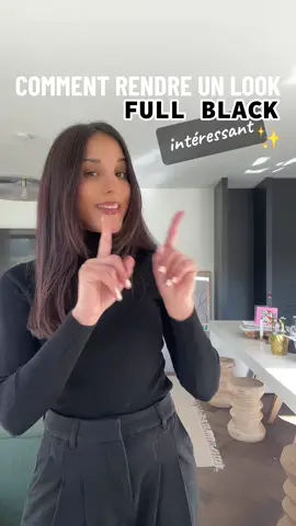 Comment rendre plus interessant un look total noir basique 🖤✨ #fashion #fashiontok #fashiontiktok #fashioninspo #fashioninspiration #fashiontips #fashionhacks #outfitideas #outfitinspo #outfitinspiration #effortlesschic #effortlessstyle #winterfashion 