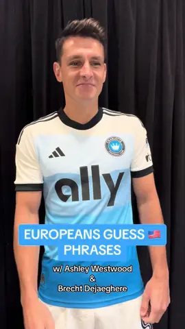 Westwood🇬🇧 and Dejaeghere🇧🇪 guess 🇺🇸 phrases! #MLS #ForTheCrown #Soccer 