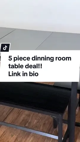 Cute Dining Room Table! Perfect for condos & apartments  🔥link in bio #DiningRoomGoals #HomeDecor #AmazonFinds #SaleAlert #FurnitureDeals #DiningSetSale #InteriorDesign #HomeUpgrade #DiscountCodes #ShopAndSave