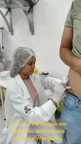 curso de Habilitação em injetáveis.