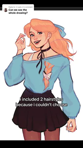 Replying to @✰ Layla ✰  here's the full piece 💅 #digitalart #drawing #process #sketchbook #sketch #speedpaint 
