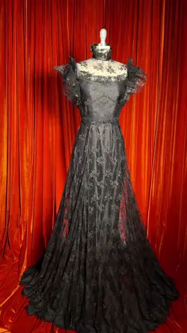 Making a WEDNESDAY inspired Valentines Dress🖤🦇 ive always loved the spooky and peculiar, so why not play into that with a Dark and Romantic Valentines day dress?! The Sewing Pattern Drops in the next few days, and you can find the Patreon info In my bio🖤🙌 #ValentinesDay #sewing #DIY #tiktokdiy #dress #gothicstyle #costume #wednesday 